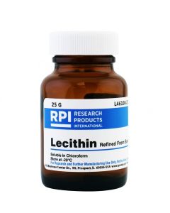 RPI Lecithin, Refined From Soybeans, 25 Grams