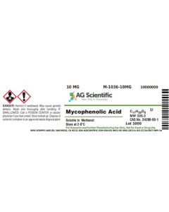 AG Scientific Mycophenolic Acid, 10 MG
