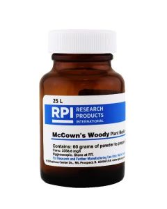 RPI Mccowns Woody Plant Medium, 59g Powder, Makes 25 Liters