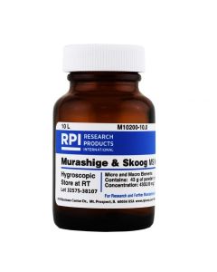 RPI Murashige & Skoog Ms Medium, 43 Grams Of Powder, Makes 10 Liters Of Solution