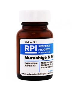 RPI Murashige & Skoog Ms Medium, 21.5 Grams Of Powder, Makes 5 Liters Of Solution