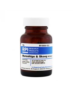 RPI Murashige & Skoog Ms Medium With Gamborgs B5 Vitamins, 44 Grams Of Powder, 44g Makes 10 Liters Of Solution