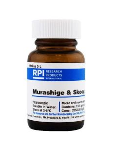 RPI Murashige And Skoog Modified Medium, Nh4no3 Free, 13.5 Grams Of Powder, Makes 5 Liters Of Solution