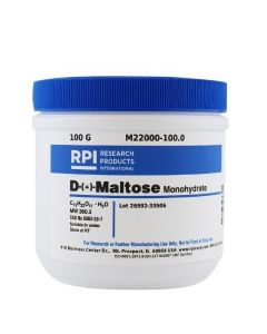 RPI D-(+)-Maltose Monohydrate, 100 Gr