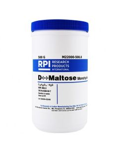 RPI D-(+)-Maltose Monohydrate, 500 Grams