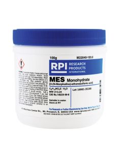 RPI Mes Monohydrate [2-(N-Morpholino)-EthanesuLfonic Acid], 100 Grams