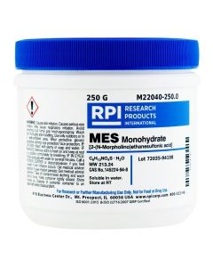 RPI Mes Monohydrate [2-(N-Morpholino)-EthanesuLfonic Acid], 250 Grams