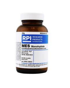RPI Mes Monohydrate [2-(N-Morpholino)-EthanesuLfonic Acid], 50 Grams