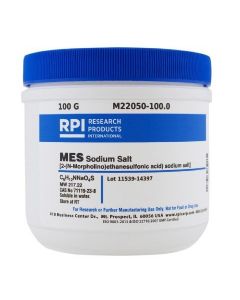 RPI Mes Sodium Salt [2-(N-Morpholino)EthanesuLfonic Acid] Sodium Salt, 100 Grams