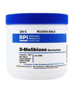 RPI D-Melibiose Monohydrate, 200 Gram