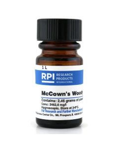 RPI Mccowns Woody Plant Medium With Vitamins, Powder, 2.5g Makes 1 Liter