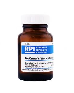 RPI Mccowns Woody Plant Medium With Vitamins, Powder, 24.6g Makes 10 Liters