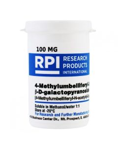 RPI 4-Methylumbelliferyl-2-Acetamido-2-Deoxy-Β-D-Galactopyranoside [4-Methylumbelliferyl-N-Acetyl-Β-D-Galactosaminide], 100 Milligrams