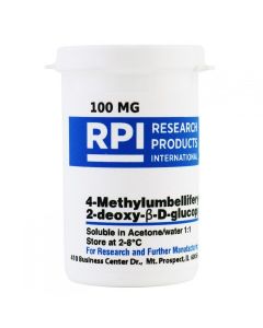 RPI 4-Methylumbelliferyl-2-Acetamido-2-Deoxy-B-D-Glucopyranoside [4-Methylumbelliferyl-N-Acetyl-B-D-Glucosaminide], 100 Milligrams