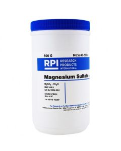 RPI Magnesium SuLfate Heptahydrate, 500 Grams