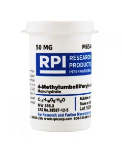 RPI 4-Methylumbelliferyl-Α-D-Galactopyranoside Monohydrate [4-Methylumbelliferyl-Α-D-Galactoside], 50 Milligrams