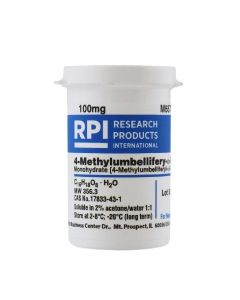 RPI 4-Methylumbelliferyl-Α-D-Glucopyranoside [4-Methylumbelliferyl-Α-D-Glucoside], 100 Milligrams