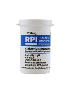 RPI 4-Methylumbelliferyl-Α-D-Glucopyranoside [4-Methylumbelliferyl-Α-D-Glucoside], 250 Milligrams
