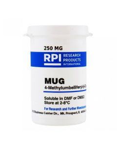 RPI Mug [4-Methylumbelliferyl-Β-D-Glucuronide Trihydrate], 250 Milligrams