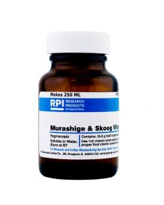 RPI Murashige & Skoog Vitamin Mixture, 25.80 Grams Of Powder, Makes 250 Milliliters Of Solution