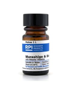 RPI Murashige & Skoog Medium With Nitschs Vitamins, 4.4 Grams Of Powder, Makes 1 Liter Of Solution