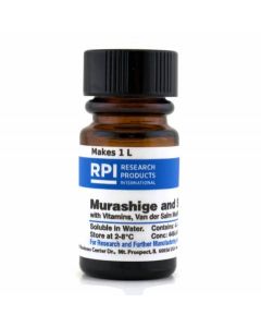 RPI Murashige And Skoog Medium With Vitamins, Van Der Salm Modification, 4.4 Grams Of Powder, Makes 1 Liter Of Solution