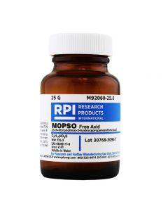 RPI Mopso [3-(N-Morpholino)-2-HydroxypropanesuLfonic Acid], 25 Grams