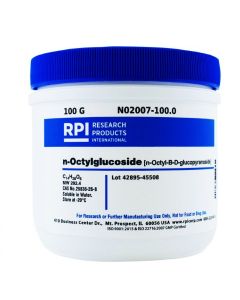 RPI N-Octylglucoside [N-Octyl-B-D-Glucopyranoside], 100 Grams
