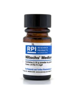 RPI 2.2g Of Nitschs Medium With Vitamins, Powder, Makes 1 Liter
