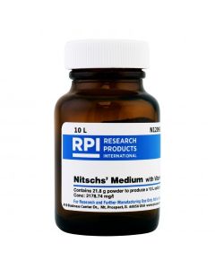 RPI 21.8g Of Nitschs Medium With Vitamins, Powder, Makes 10 Liters