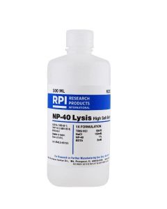 RPI Np-40 Lysis High Salt Buffer Solution, 500 Milliliters