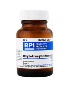 RPI Oxytetracycline Hydrochloride, 25 Grams