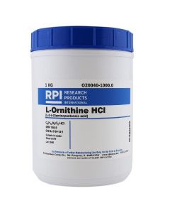 RPI L-Ornithine Hcl (L-2-5-Diaminopentanoic Acid), 1 Kilogram
