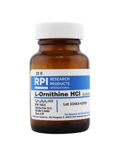 RPI L-Ornithine Hcl (L-2-5-Diaminopentanoic Acid), 25 Grams
