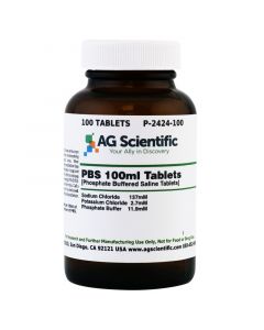 AG Scientific PBS, 100 mL Tablets, 100 Tablets