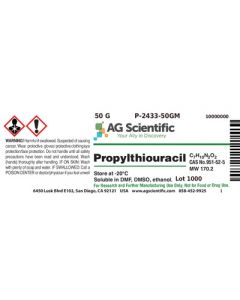 AG Scientific Propylthiouracil, 50 G