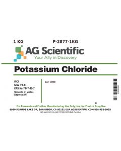 AG Scientific Potassium Chloride, 1 KG