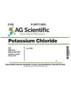 AG Scientific Potassium Chloride, 5 KG