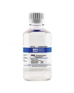 RPI Pbs 1x Solution [Phosphate Buffered Saline 1x Sterile Solution], 500 Milliliters