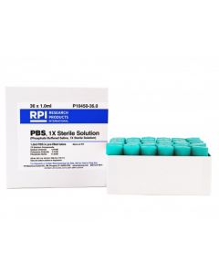 RPI Pbs [Phosphate Buffered Saline], 1x Solution, 1.0ml Pre-Filled Tubes, Sterile, 36 Tubes Per Case, 4.5ml Tube Size
