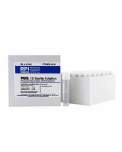 RPI Pbs [Phosphate Buffered Saline], 1x Solution, 4.5ml Pre-Filled Tubes, Sterile, 36 Tubes Per Case, 10ml Tube Size