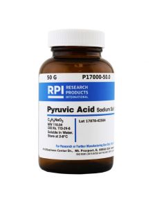 RPI Pyruvic Acid Sodium Salt, [Sodium Pyruvate], 50 Grams