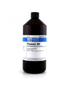 RPI Tween 20 [Polyoxyethylenesorbitan Monolaurate], 1 Liter