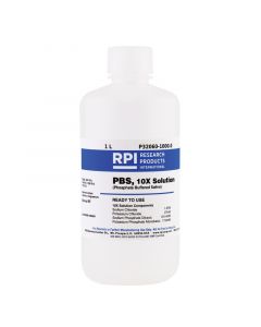 RPI Phosphate Buffered Saline, 10x Solution, 1 Liter