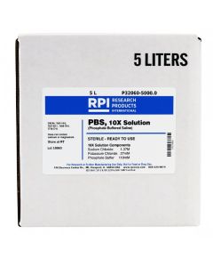 RPI Phosphate Buffered Saline, 10x Solution, 5 Liters