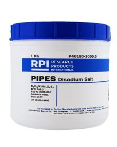 RPI Pipes Disodium Salt [Piperazine-N,N-Bis(2-EthanesuLfonic Acid)Disodium Salt], 1 Kilogram