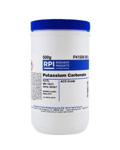 RPI Potassium Carbonate Acs Grade, 500 Grams