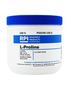 RPI L-Proline, 100 Grams