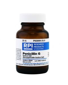 RPI Penicillin G Sodium Salt [Benzyl Penicillin Sodium Salt], 25 Grams