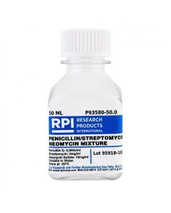 RPI Penicillin/Streptomycin/Neomycin Solution, 50 Milliliters